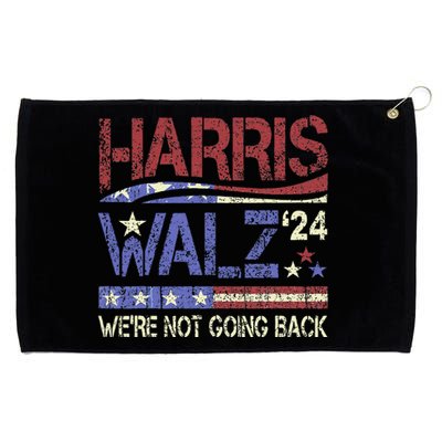 Harris Walz 2024 Kamala Harris 2024 Tim Walz 2024 Usa Flag Grommeted Golf Towel