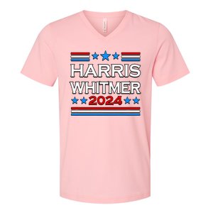 Harris Whitmer 2024 For President V-Neck T-Shirt