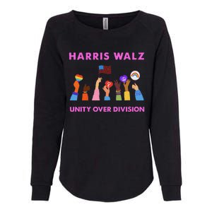 Harris Waltz 2024 Unity Over Division Womens California Wash Sweatshirt