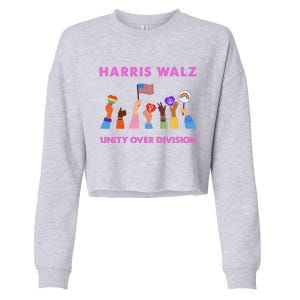 Harris Waltz 2024 Unity Over Division Cropped Pullover Crew