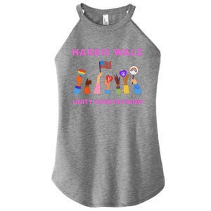 Harris Waltz 2024 Unity Over Division Women's Perfect Tri Rocker Tank