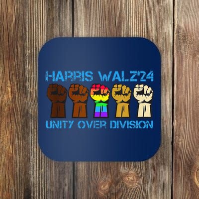 Harris Waltz 2024 Election Harris Waltz Unity Over Division Coaster