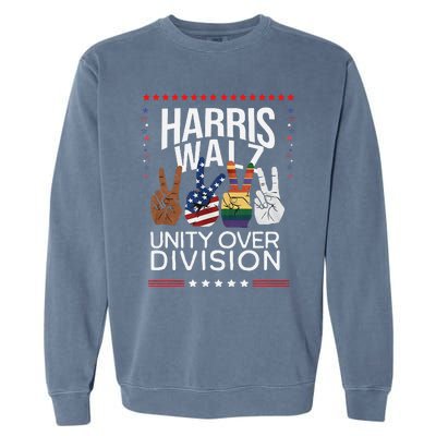 Harris Waltz 2024 Unity Over Division Garment-Dyed Sweatshirt