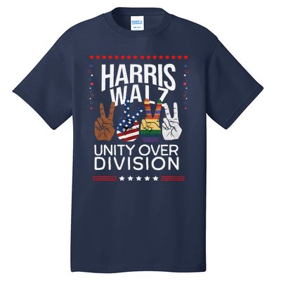 Harris Waltz 2024 Unity Over Division Tall T-Shirt