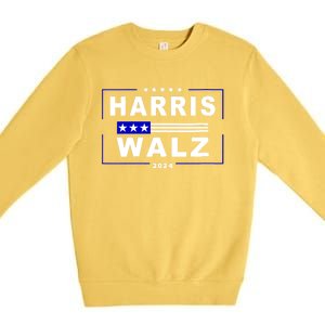 Harris Waltz 2024 President Election Kamala Harris Tim Waltz Premium Crewneck Sweatshirt