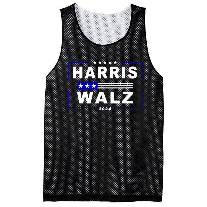 Harris Waltz 2024 President Election Kamala Harris Tim Waltz Mesh Reversible Basketball Jersey Tank