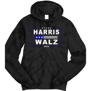 Harris Waltz 2024 President Election Kamala Harris Tim Waltz Tie Dye Hoodie