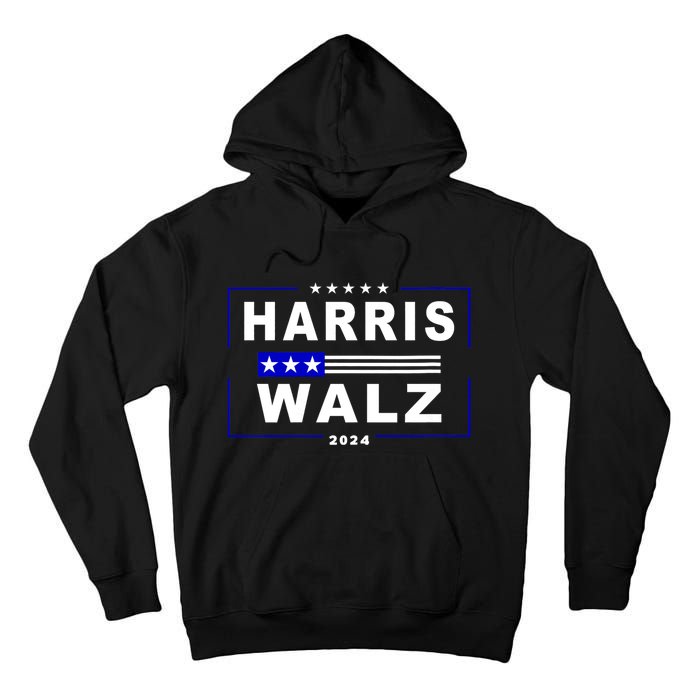 Harris Waltz 2024 President Election Kamala Harris Tim Waltz Tall Hoodie