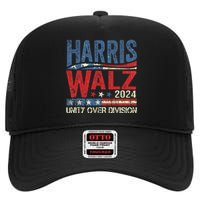 Harris Waltz 2024 Unity Over Division High Crown Mesh Back Trucker Hat