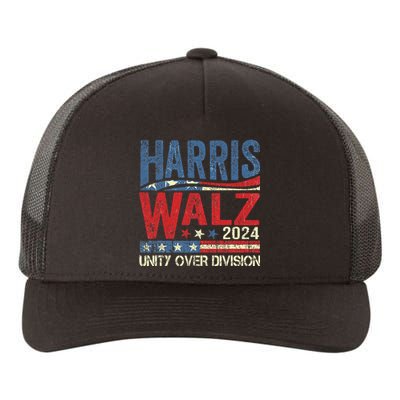 Harris Waltz 2024 Unity Over Division Yupoong Adult 5-Panel Trucker Hat