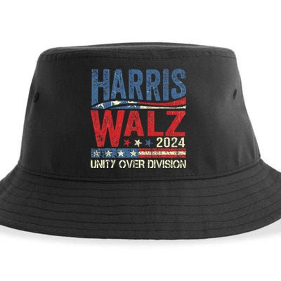 Harris Waltz 2024 Unity Over Division Sustainable Bucket Hat