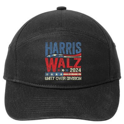 Harris Waltz 2024 Unity Over Division 7-Panel Snapback Hat