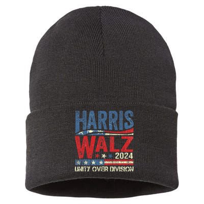 Harris Waltz 2024 Unity Over Division Sustainable Knit Beanie