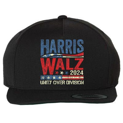 Harris Waltz 2024 Unity Over Division Wool Snapback Cap