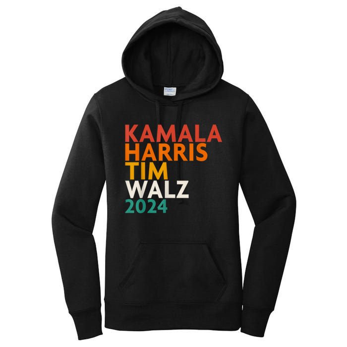 Harris Waltz 2024 Kamala Harris Tim Waltz 2024 Women's Pullover Hoodie