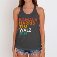 Harris Waltz 2024 Kamala Harris Tim Waltz 2024 Women's Knotted Racerback Tank