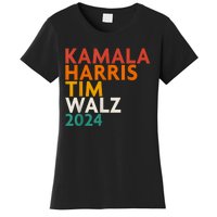 Harris Waltz 2024 Kamala Harris Tim Waltz 2024 Women's T-Shirt