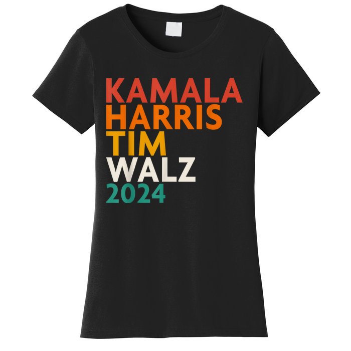 Harris Waltz 2024 Kamala Harris Tim Waltz 2024 Women's T-Shirt