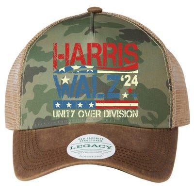 Harris Waltz 2024 Unity Over Division Legacy Tie Dye Trucker Hat