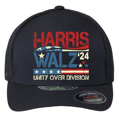 Harris Waltz 2024 Unity Over Division Flexfit Unipanel Trucker Cap