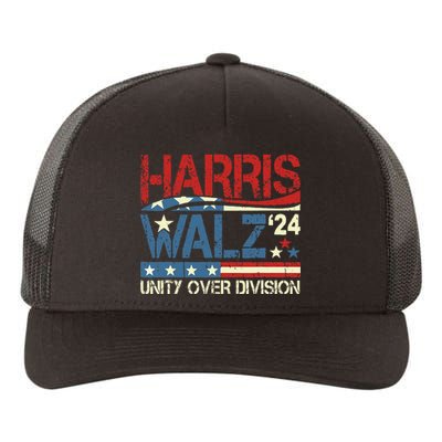 Harris Waltz 2024 Unity Over Division Yupoong Adult 5-Panel Trucker Hat