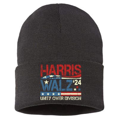 Harris Waltz 2024 Unity Over Division Sustainable Knit Beanie