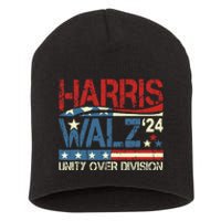 Harris Waltz 2024 Unity Over Division Short Acrylic Beanie