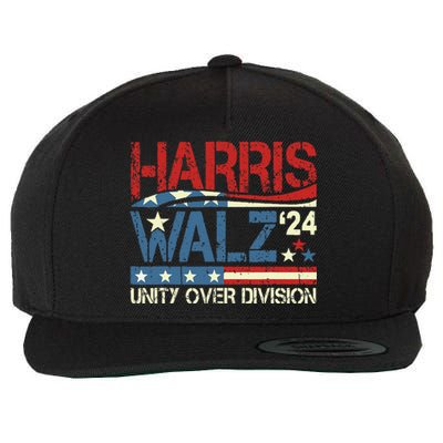 Harris Waltz 2024 Unity Over Division Wool Snapback Cap