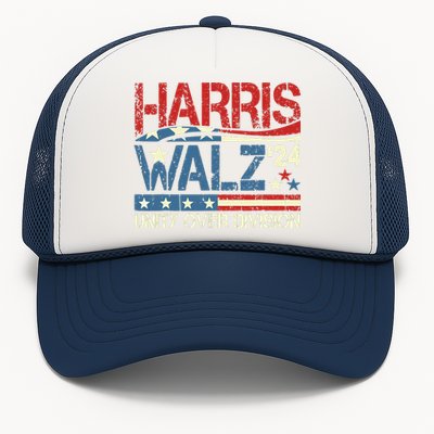 Harris Waltz 2024 Unity Over Division Trucker Hat