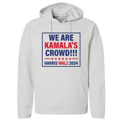 Harris Waltz 2024 We Are Kamals Crowd Performance Fleece Hoodie