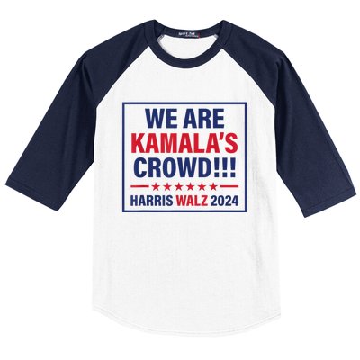 Harris Waltz 2024 We Are Kamals Crowd Baseball Sleeve Shirt