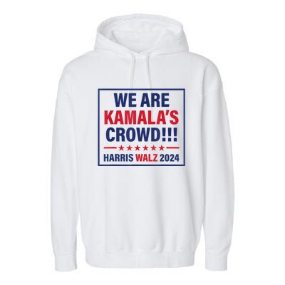 Harris Waltz 2024 We Are Kamals Crowd Garment-Dyed Fleece Hoodie