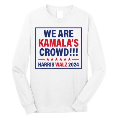 Harris Waltz 2024 We Are Kamals Crowd Long Sleeve Shirt