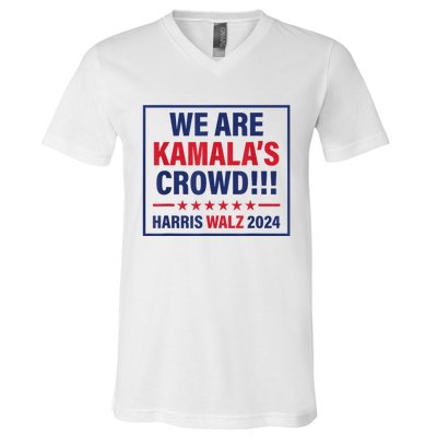 Harris Waltz 2024 We Are Kamals Crowd V-Neck T-Shirt