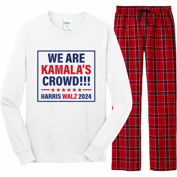 Harris Waltz 2024 We Are Kamals Crowd Long Sleeve Pajama Set