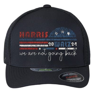 Harris Waltz 2024 Were Not Going Back Retro Flexfit Unipanel Trucker Cap