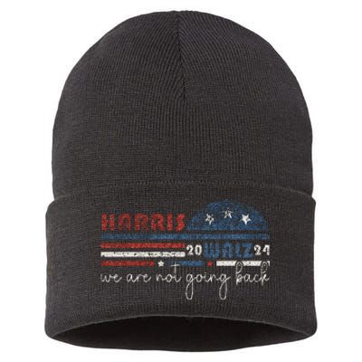 Harris Waltz 2024 Were Not Going Back Retro Sustainable Knit Beanie