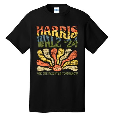 Harris Walz 2024 For President Patriotic Kamala Waltz 2024 Tall T-Shirt