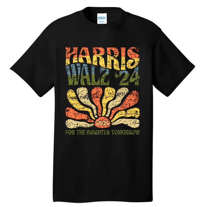 Harris Walz 2024 For President Patriotic Kamala Waltz 2024 Tall T-Shirt