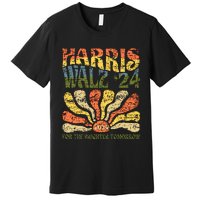 Harris Walz 2024 For President Patriotic Kamala Waltz 2024 Premium T-Shirt