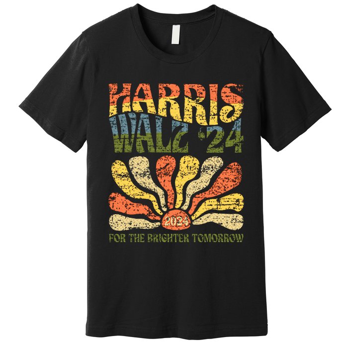 Harris Walz 2024 For President Patriotic Kamala Waltz 2024 Premium T-Shirt