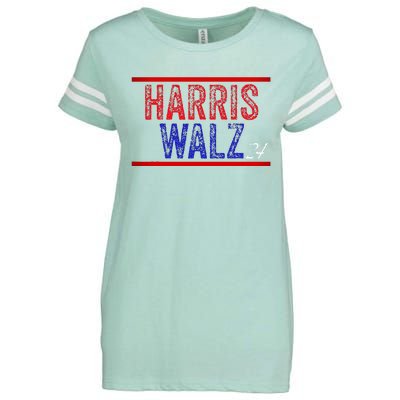 Harris Waltz 2024  Kamala Harris Tim Waltz 2024 Enza Ladies Jersey Football T-Shirt