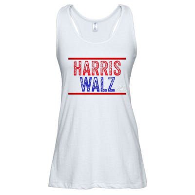 Harris Waltz 2024  Kamala Harris Tim Waltz 2024 Ladies Essential Flowy Tank