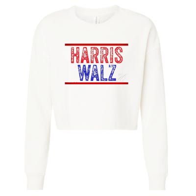 Harris Waltz 2024  Kamala Harris Tim Waltz 2024 Cropped Pullover Crew