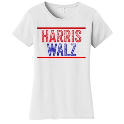 Harris Waltz 2024  Kamala Harris Tim Waltz 2024 Women's T-Shirt