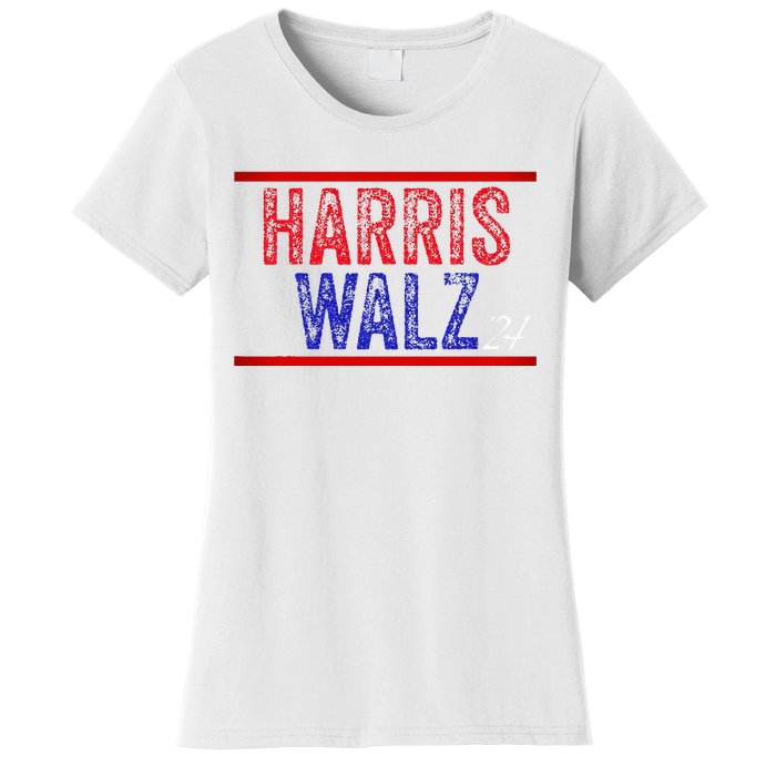 Harris Waltz 2024  Kamala Harris Tim Waltz 2024 Women's T-Shirt