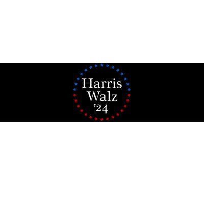 Harris Walz 2024 For President Patriotic Kamala Waltz 2024 Premium Bumper Sticker