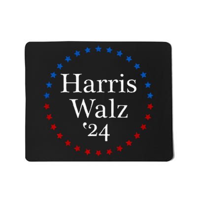 Harris Walz 2024 For President Patriotic Kamala Waltz 2024 Premium Mousepad