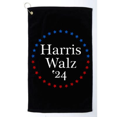 Harris Walz 2024 For President Patriotic Kamala Waltz 2024 Premium Platinum Collection Golf Towel