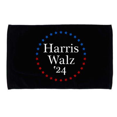 Harris Walz 2024 For President Patriotic Kamala Waltz 2024 Premium Microfiber Hand Towel